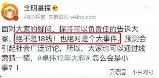卓伟12年爆料最新,娱乐圈惊天内幕大曝光  第3张